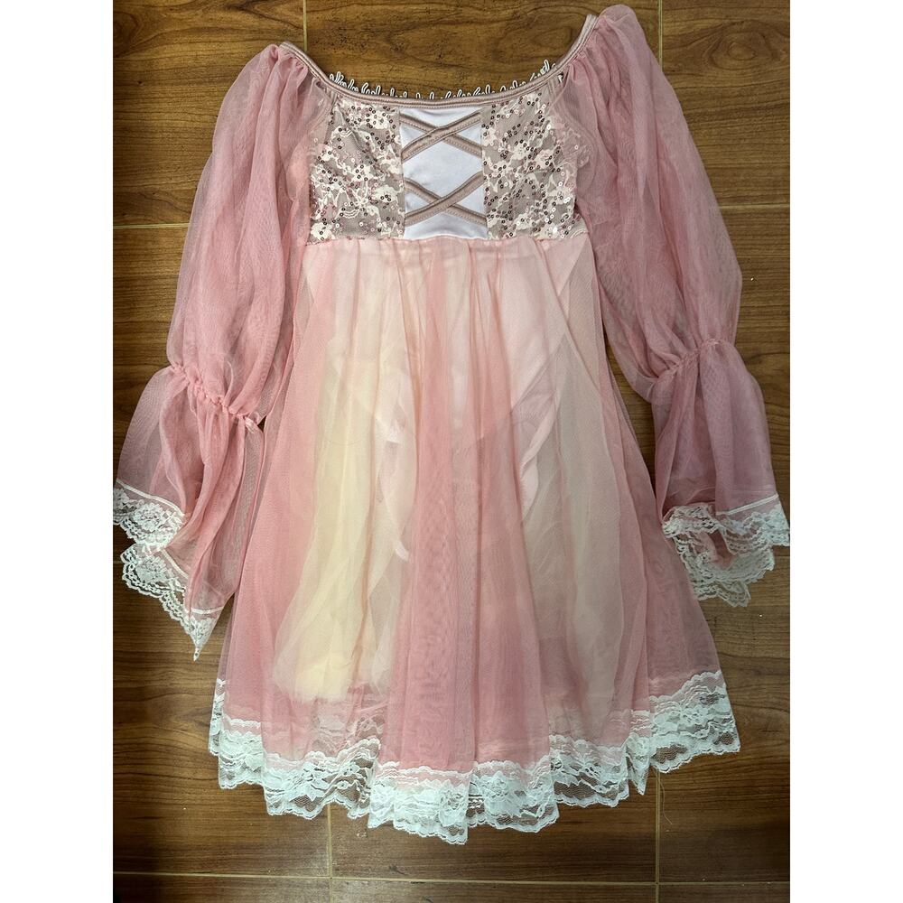 Dance Costume MC Pink Curtain Call E2208 Ballet Pointe Lyrical YAGP Flowy